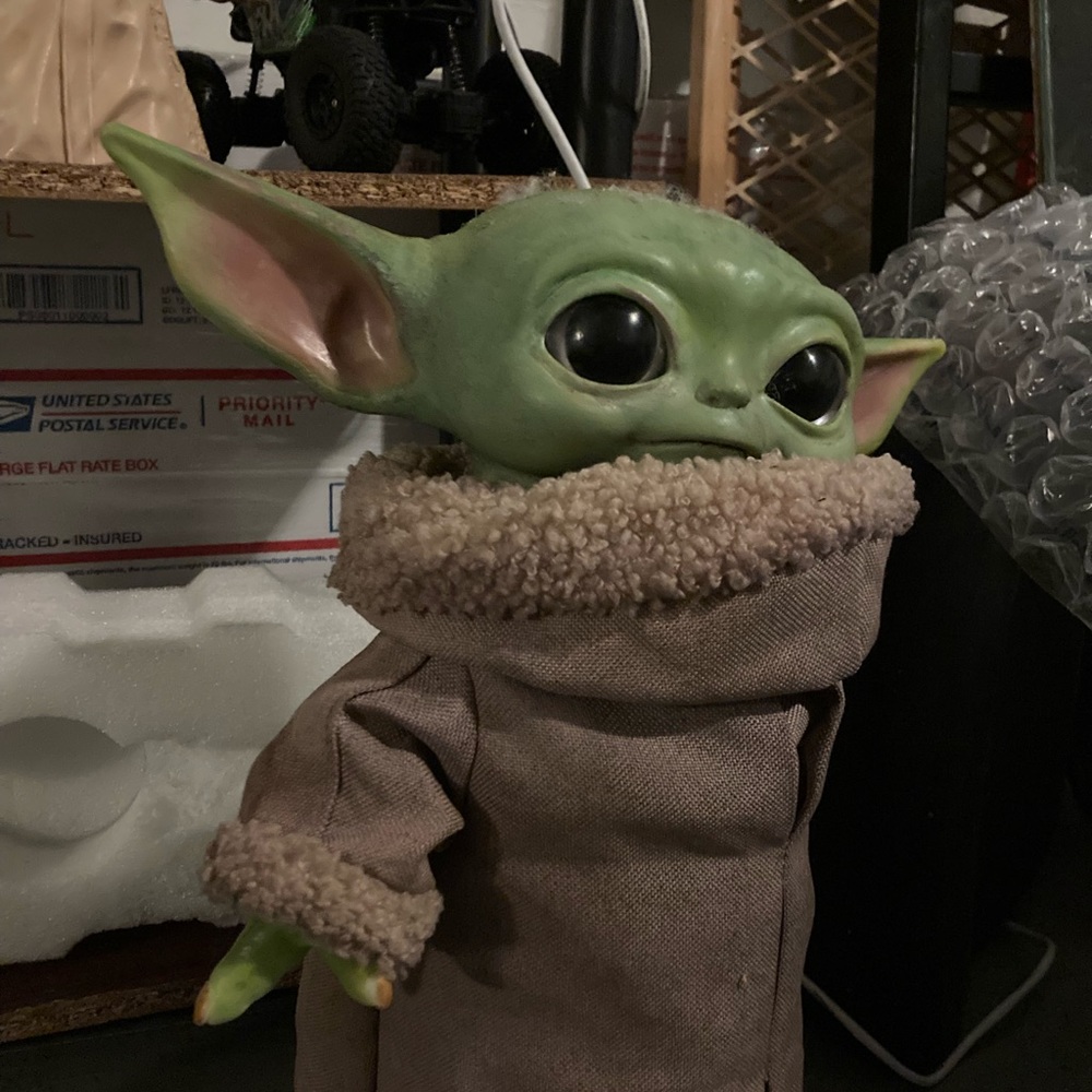 Baby Yoda life size doll